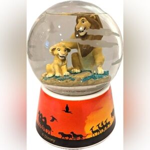 RARE Schmid  Disney Lion King Musical Snow Globe Circle of Life Elton John HTF